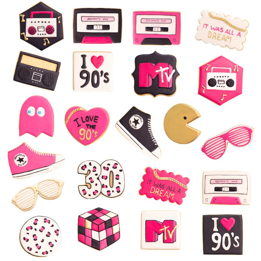Cookie cake años 90