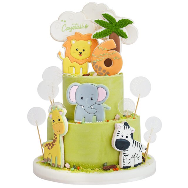 Cookie cake safari bebé