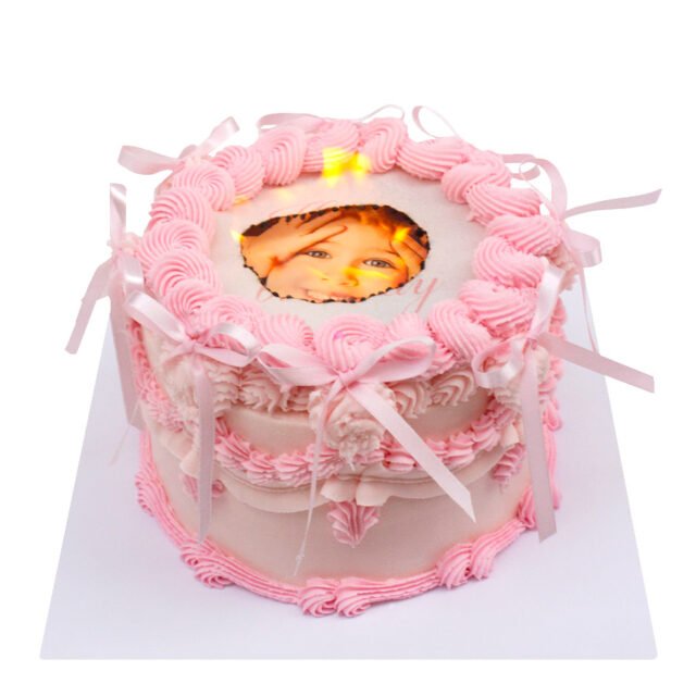 Pastel Burn cake