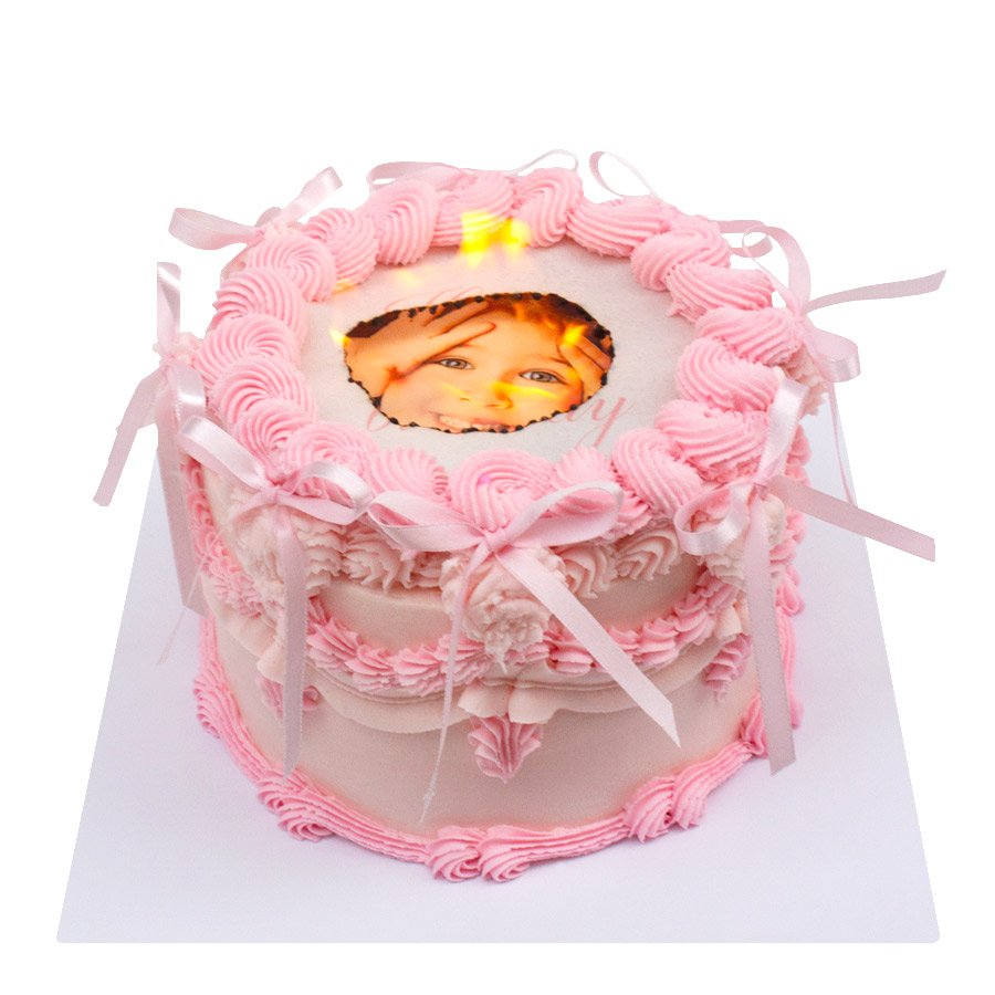 Pastel Burn cake