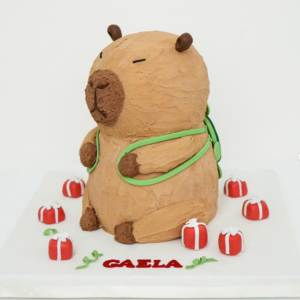Pastel capibara 3D