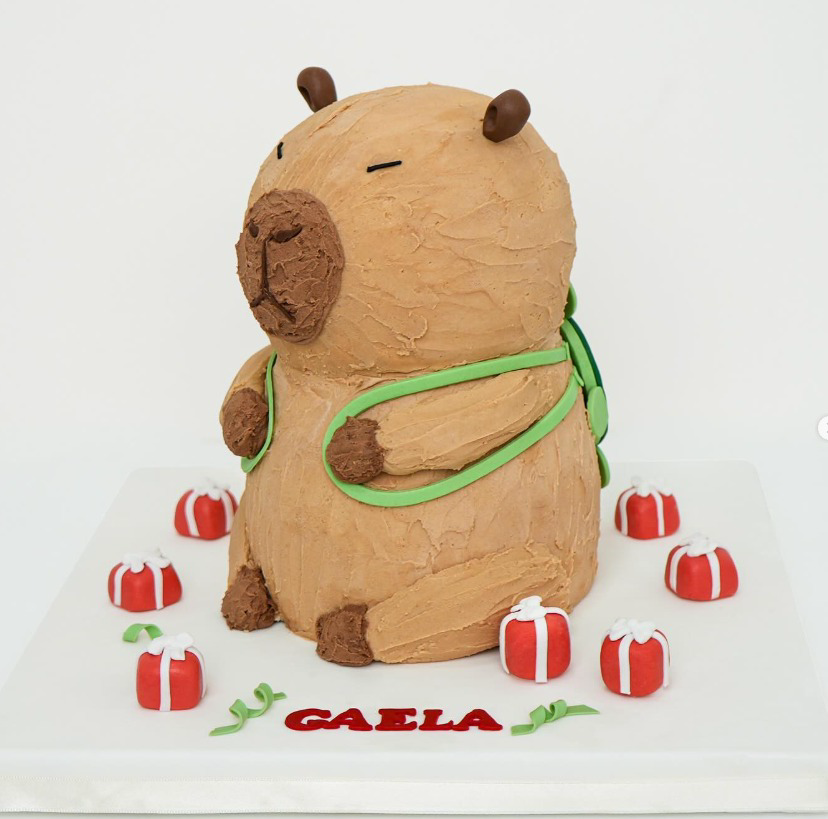 Pastel capibara 3D
