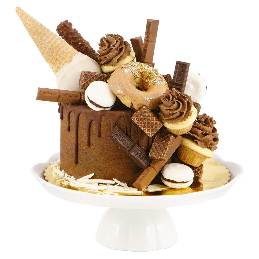 Pastel para amantes del chocolate 02