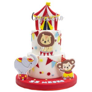 Cookie cake de circo 01