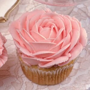 Cupcakes con flores