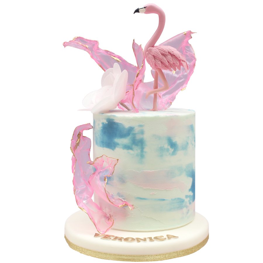 Pastel flamenco
