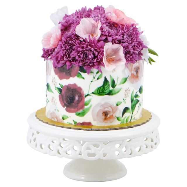 Pastel de flores 01