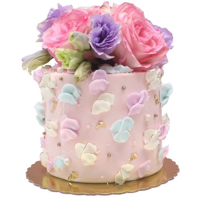 Pastel de flores 02