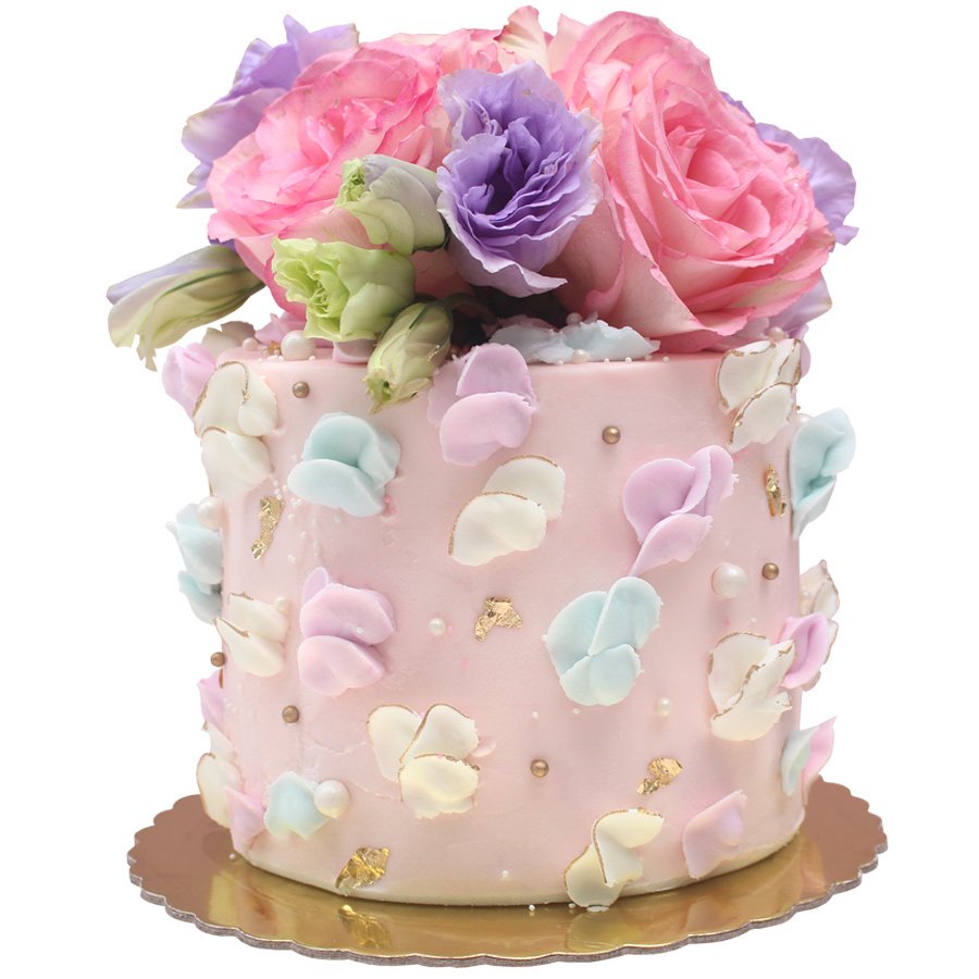 Pastel de flores 02