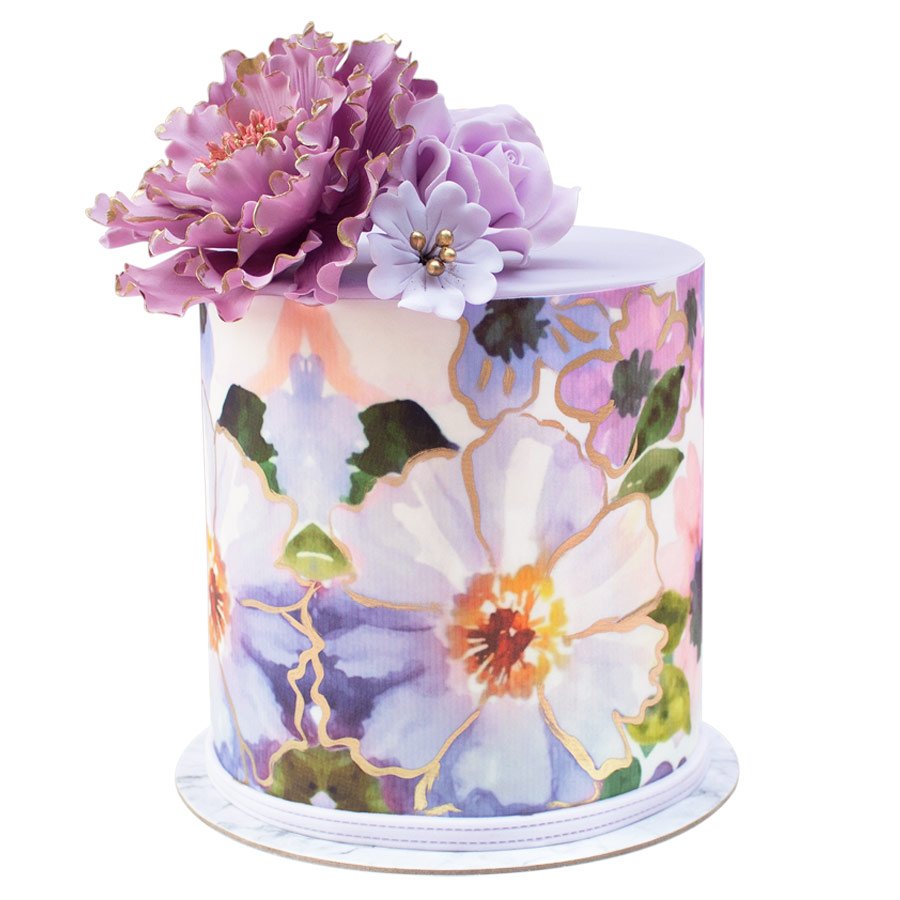 Pastel de flores 05