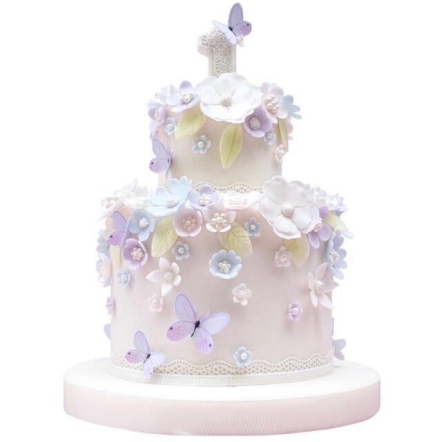 Pastel de flores 09