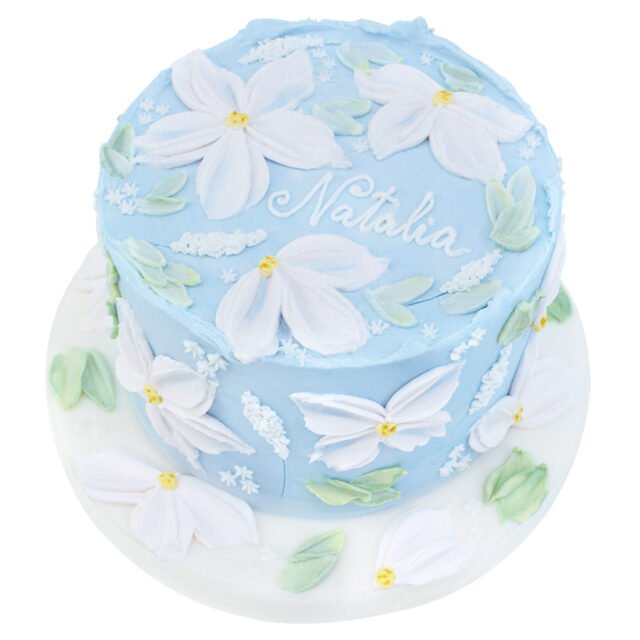 Pastel de flores 10