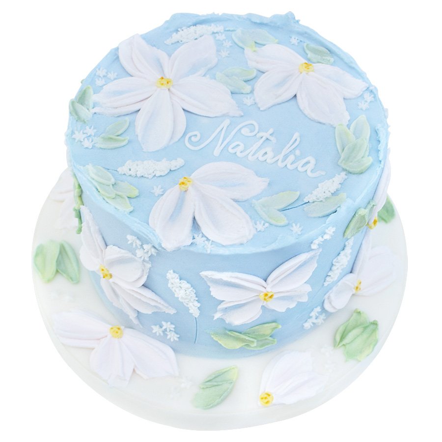 Pastel de flores 10