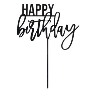 Topper Happy Birthday negro