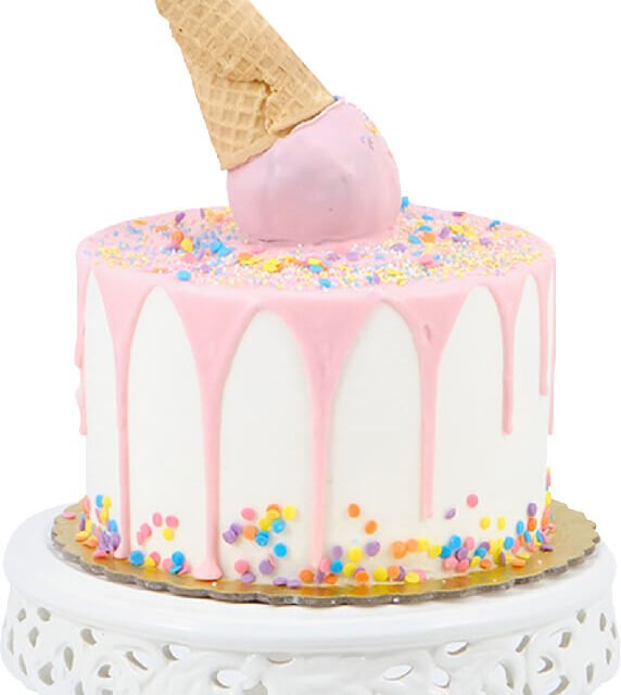 Pastel diseño de helado