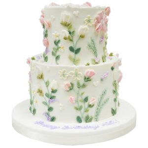 Pastel pequeñas flores