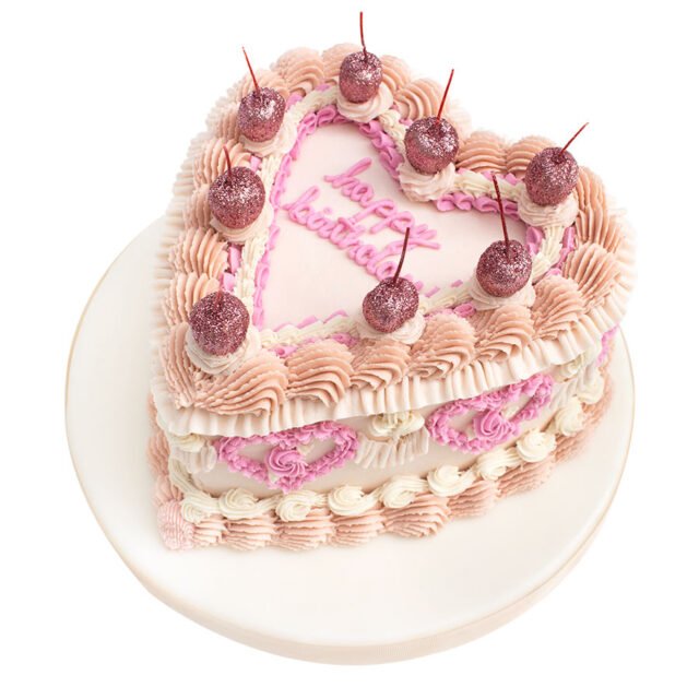 Pastel de amor rosa 06