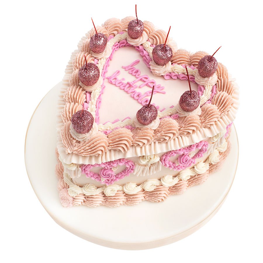 Pastel de amor rosa 06