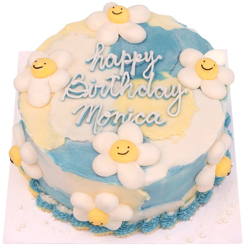 Pastel de margaritas 03