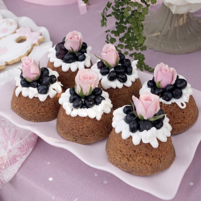 Mini pasteles bundt