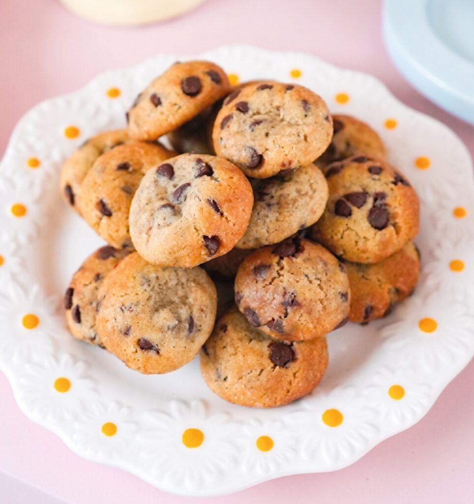 Mini cookies de chispas