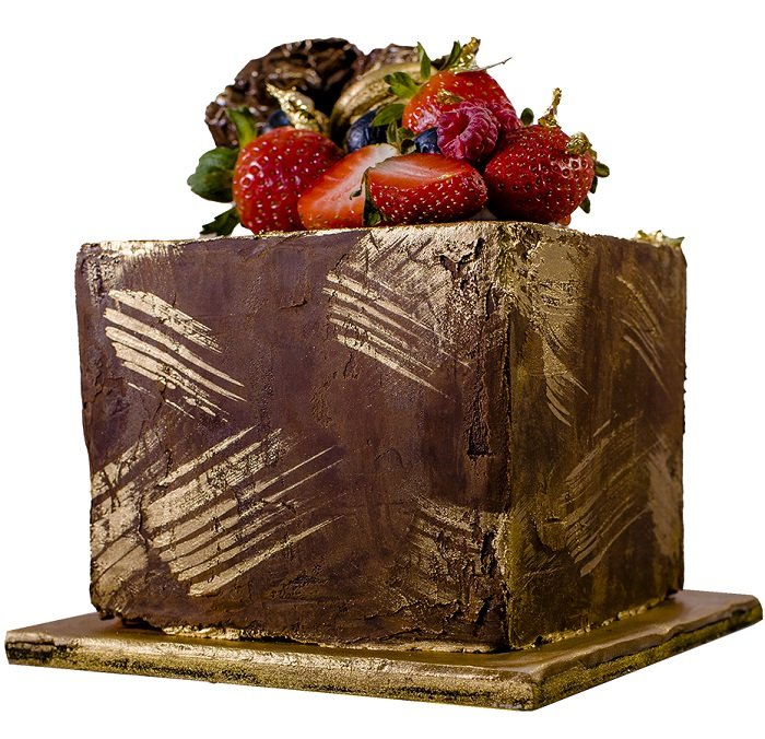 Naked cake cuadrado