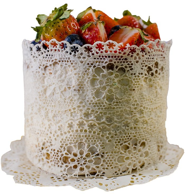 Naked cake velo de azúcar