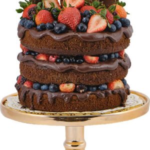 Naked cake con triángulos