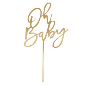 Topper Oh Baby dorado