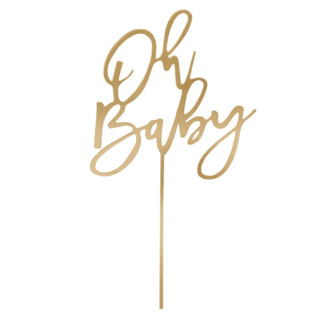 Topper Oh Baby dorado