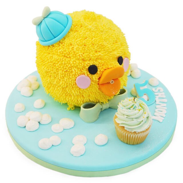 Pastel patito Blow cake