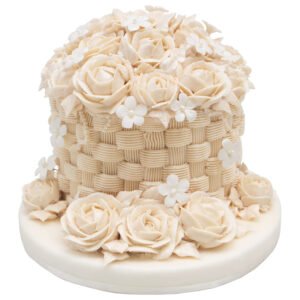 Pastel jardín de rosas