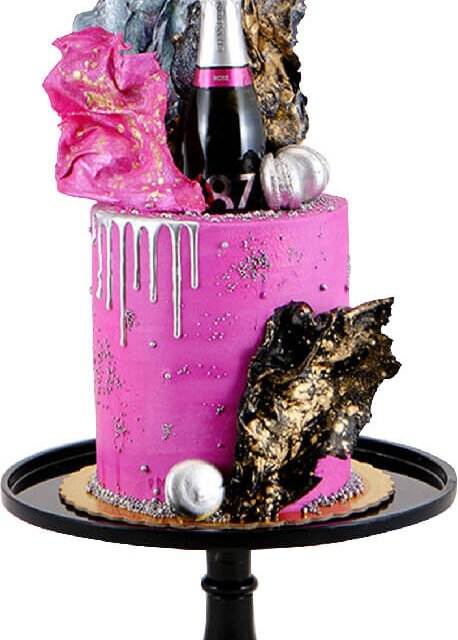 Pastel fucsia brillante