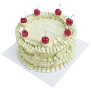 Pastel de fresas con crema 01