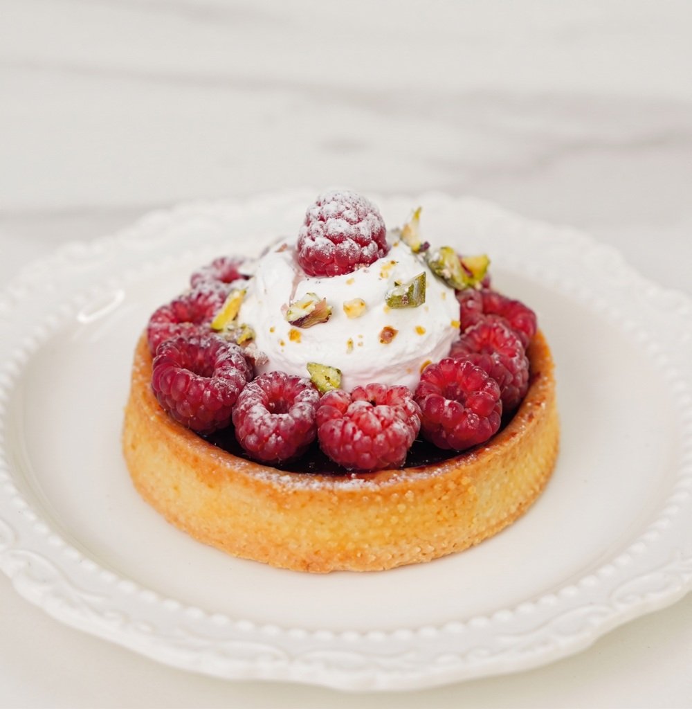 Tartaleta de frambuesa