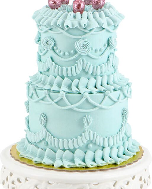 Pastel Antoinette verde azulado