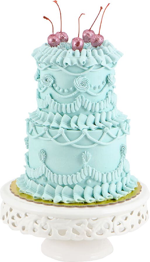 Pastel Antoinette verde azulado