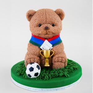 Pastel osito futbolero