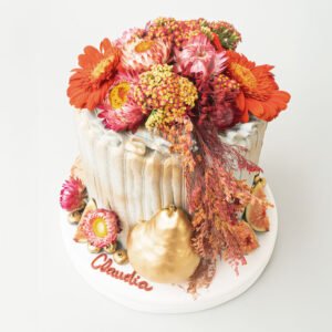 Pastel encanto floral